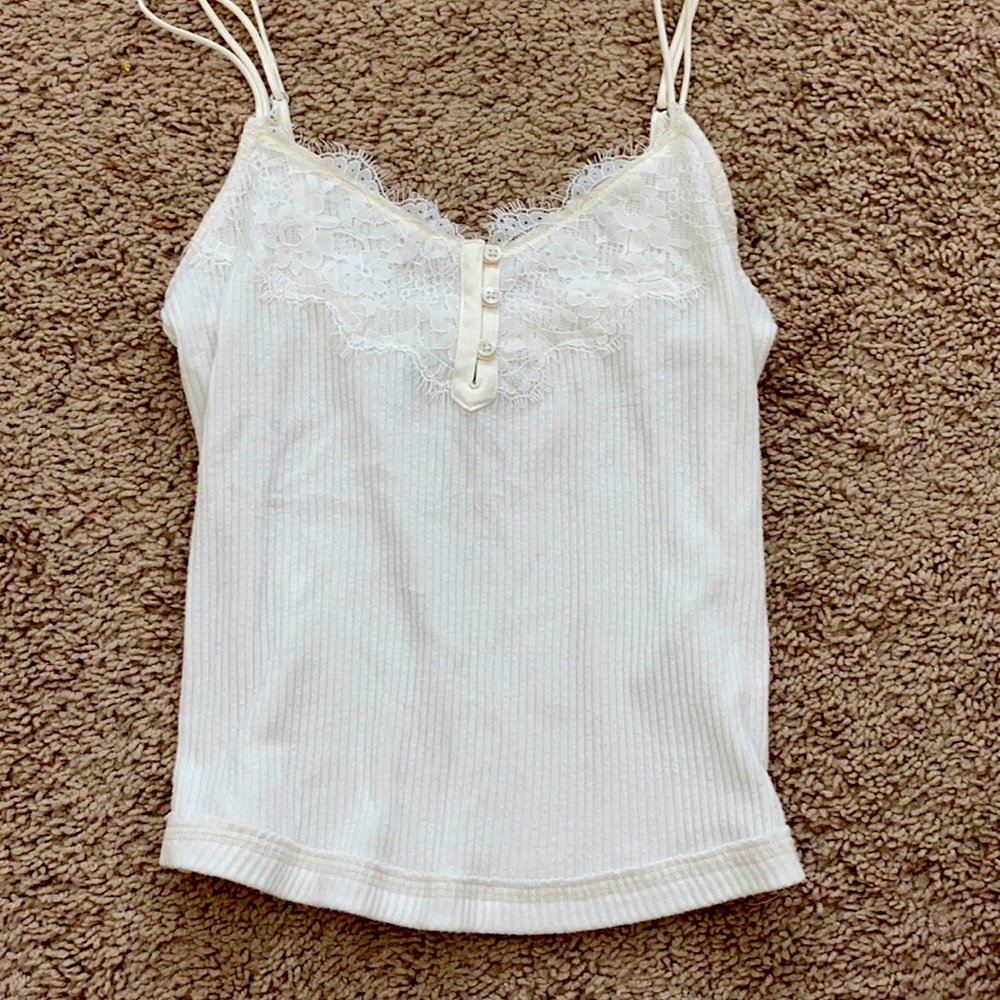 Soft white pajama top